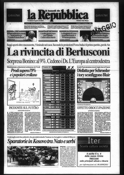 Il lunedì de La repubblica